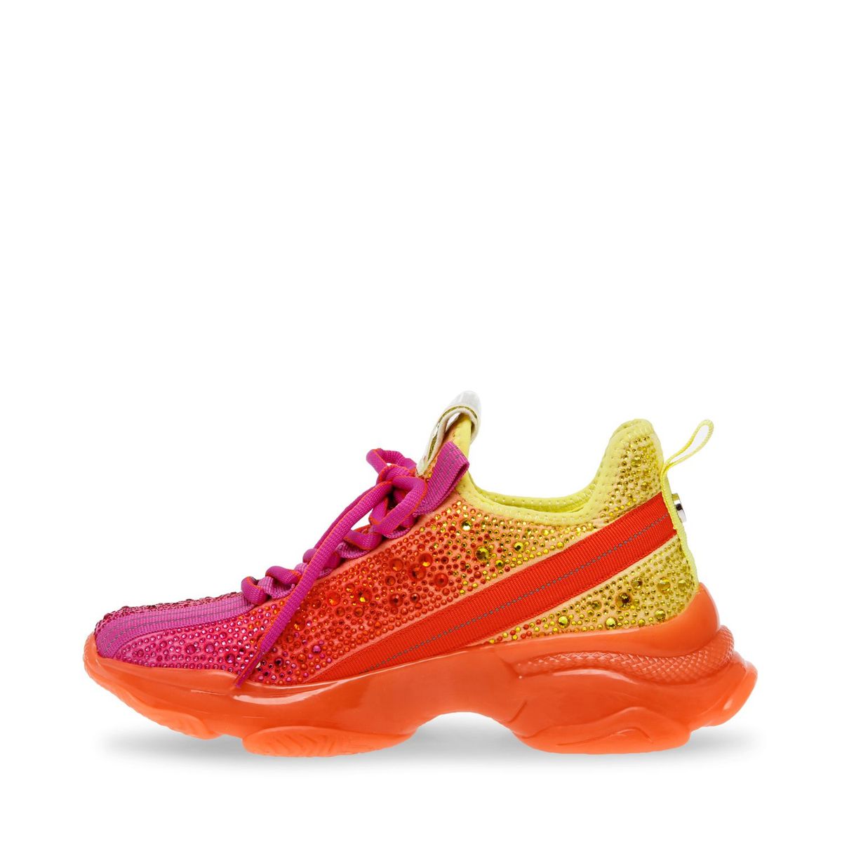 STEVE MADDEN - Tenis Steven Madden para Mujer Moda Mistica 69O | Tenis de Moda para Mujer Diseño Multicolor Fucsia Steven Madden