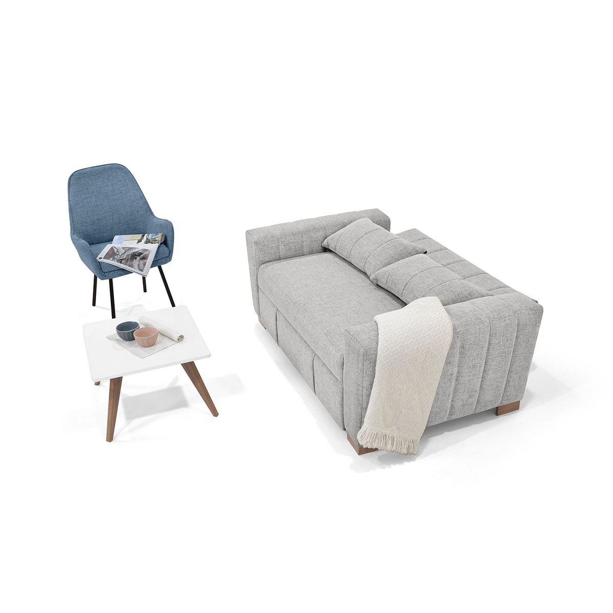 MICA - Juego de living HENDAYA 2P NEPAL 2-1 cuerpos