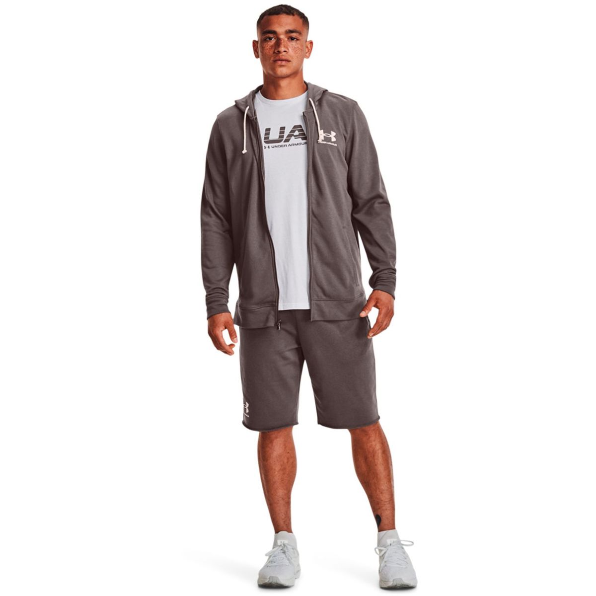 UNDER ARMOUR - Saco Rival Terry LC FZ  Under Armour Lifestyle