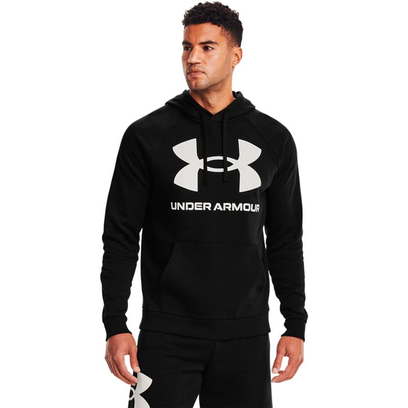 UNDER ARMOUR - Buzo Rival Fleece Big Logo para Hombre Under Armour