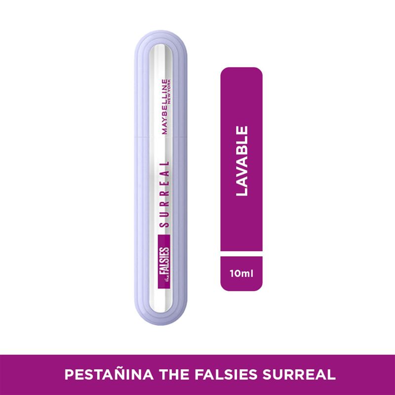 MAYBELLINE - Pestañina Falsies Surreal WSH Very Black Maybelline 10 ml