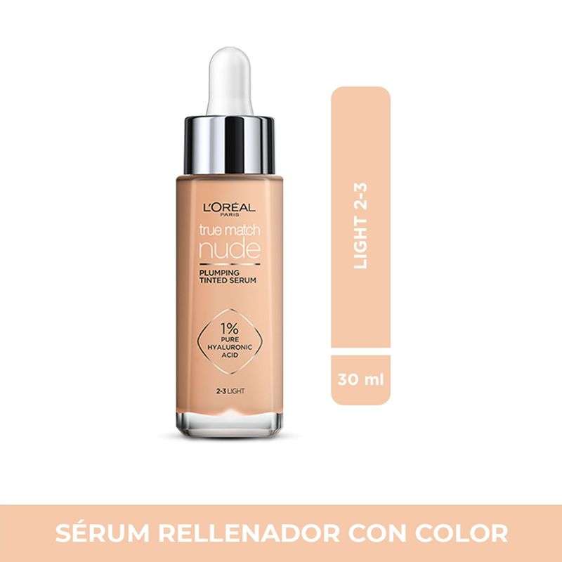 LOREAL PARIS - Base de maquillaje Líquida True Match Tinted Serum Loreal Paris 30 ml