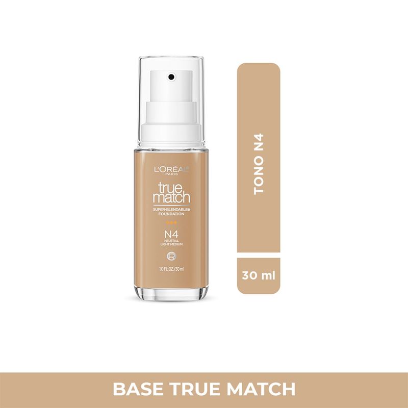 LOREAL PARIS - Base de maquillaje Líquida True Match Loreal Paris 30 ml