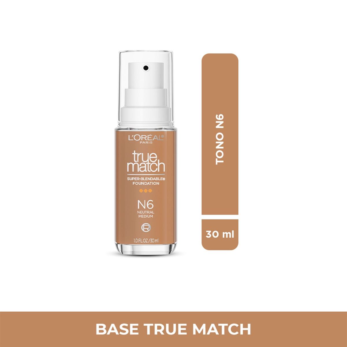 LOREAL PARIS - Base de maquillaje Líquida True Match Loreal Paris 30 ml
