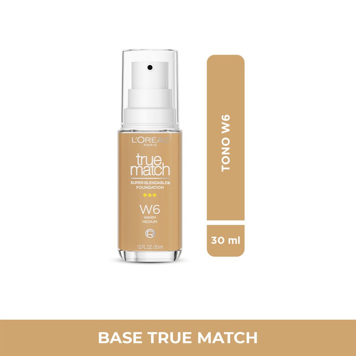 LOREAL PARIS - Base de maquillaje Líquida True Match Loreal Paris 30 ml