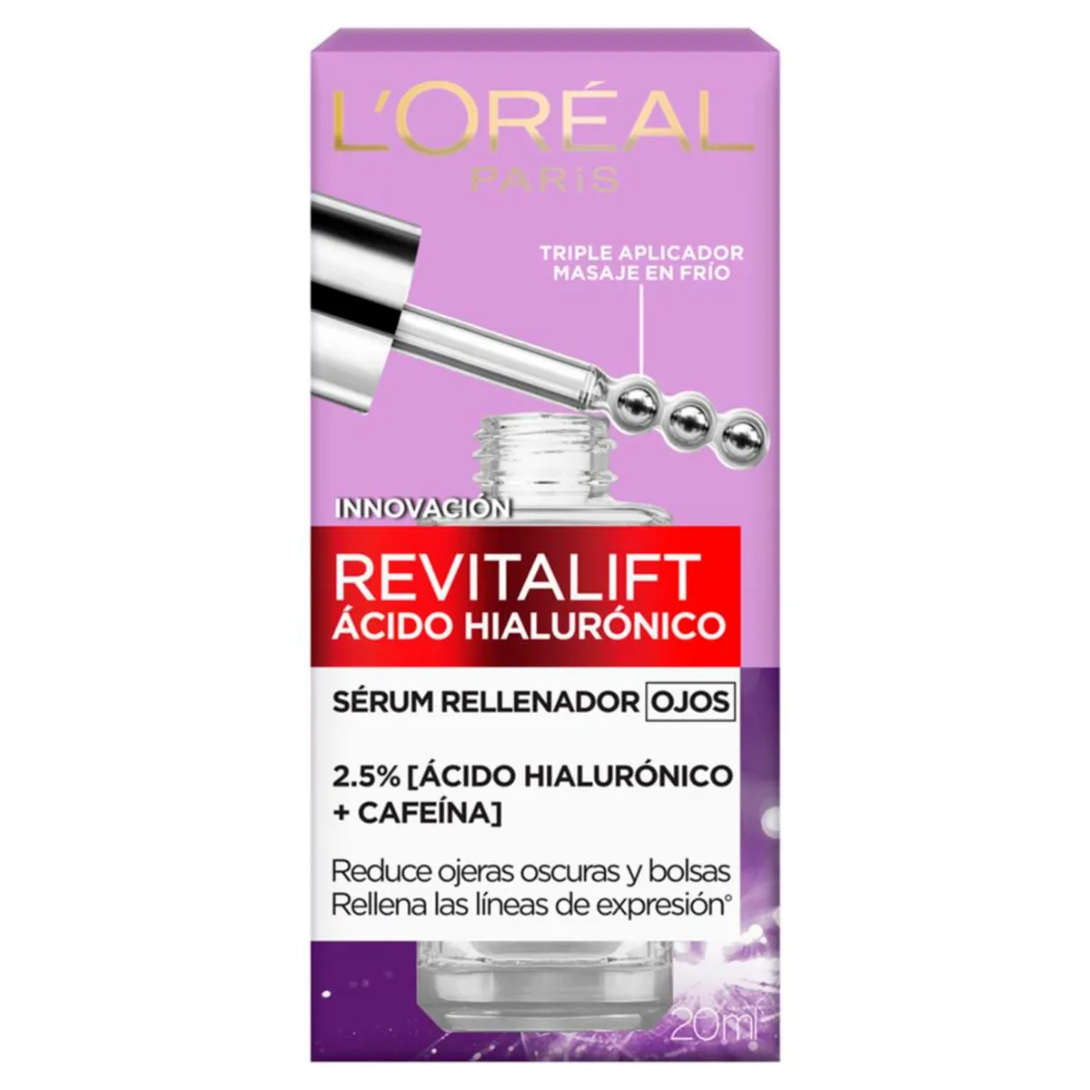 LOREAL PARIS - Sérum Ojos Loreal Paris Ácido Hialurónico 20ml Loreal Paris para Todo tipo de piel 20ml