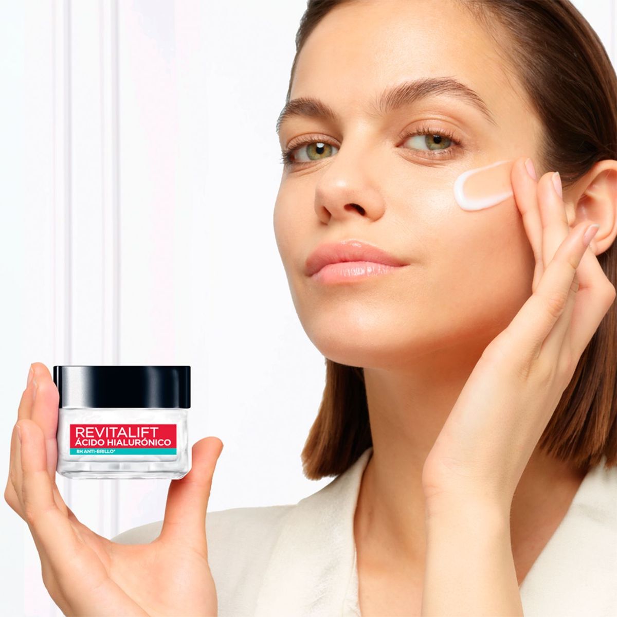  - Hidratante facial Crema gel Acido Hialuronico Loreal Paris para Todo tipo de piel 50 ml