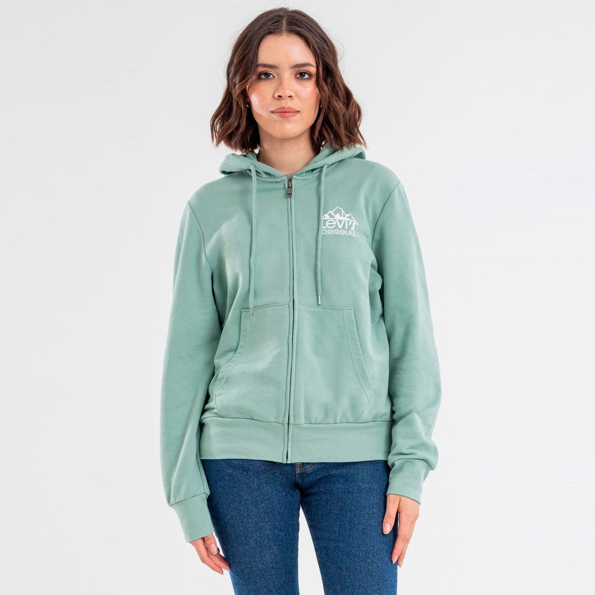 LEVIS - Buzo Con capota con Estampado para Mujer Cremallera Levis