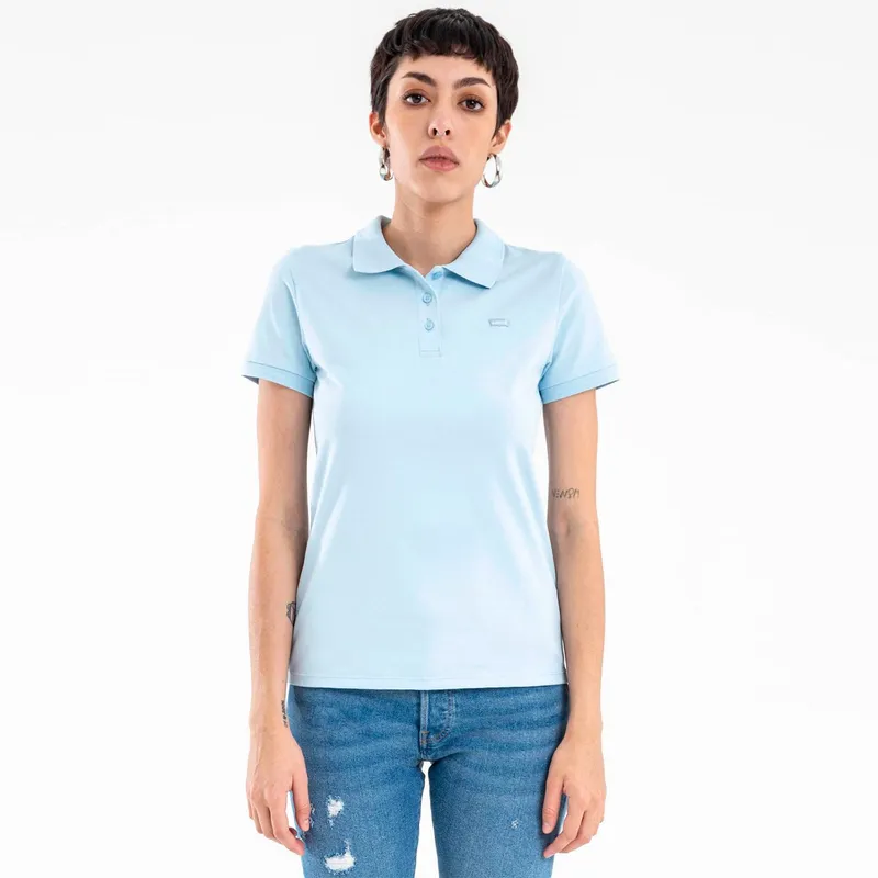 LEVIS - Camiseta polo Con con Aplique para Mujer Manga corta Levis