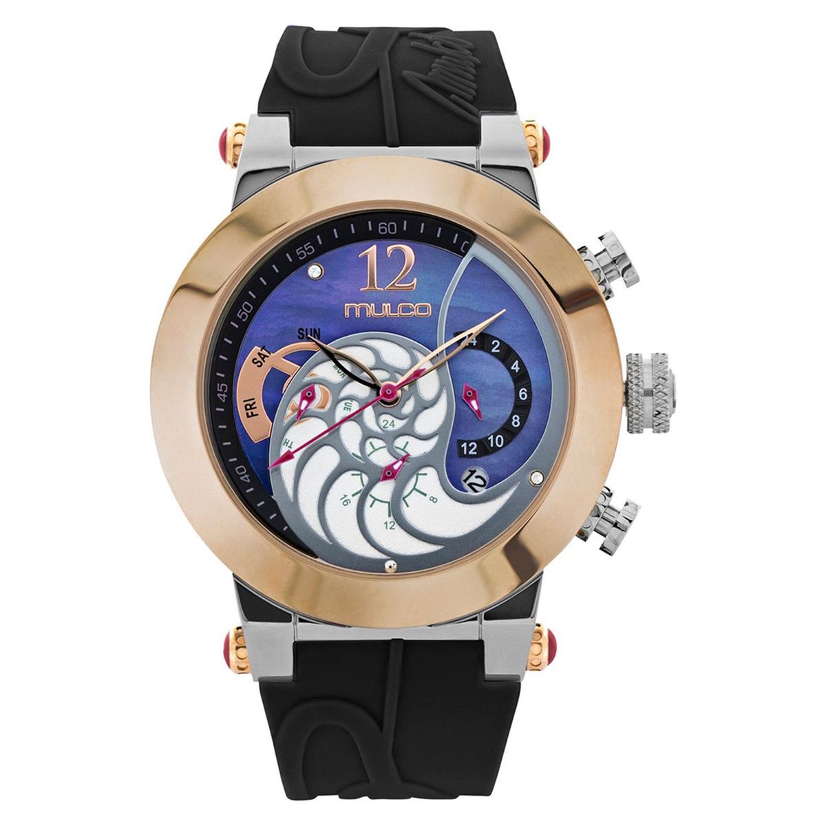 MULCO - Reloj Mulco para Mujer Windmill . Reloj análogo Resina Negro