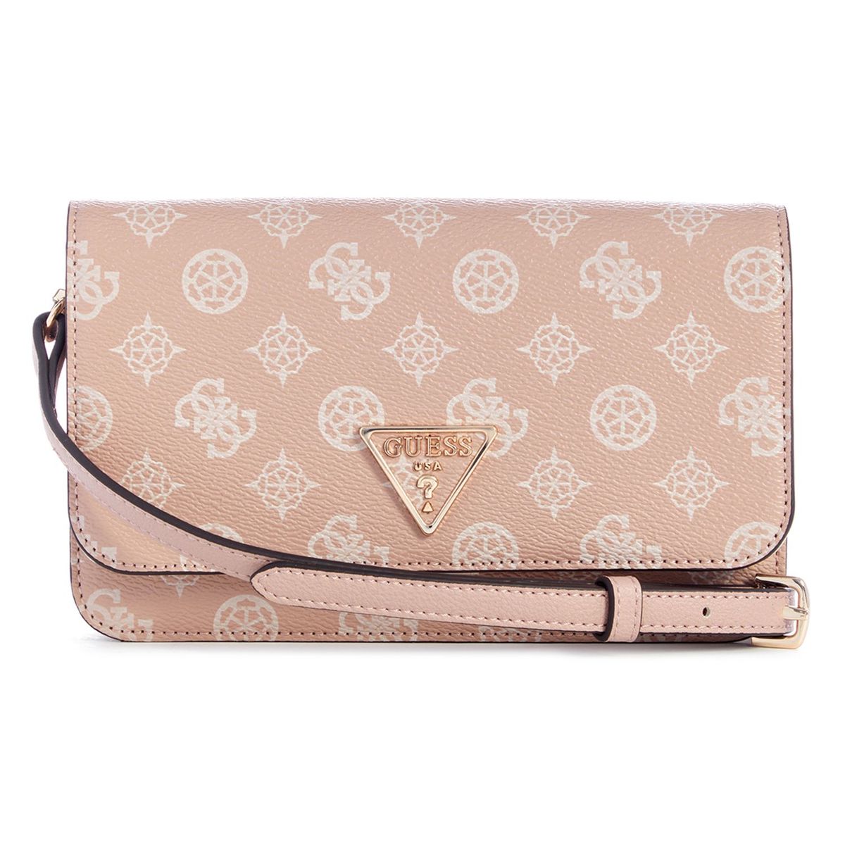 GUESS - Bolso Guess para mujer Rosado Logo