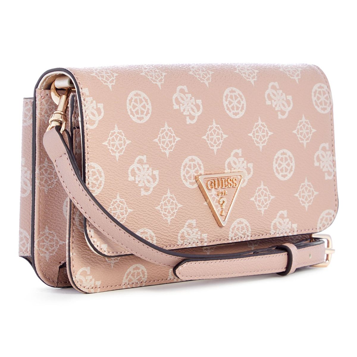 GUESS - Bolso Guess para mujer Rosado Logo