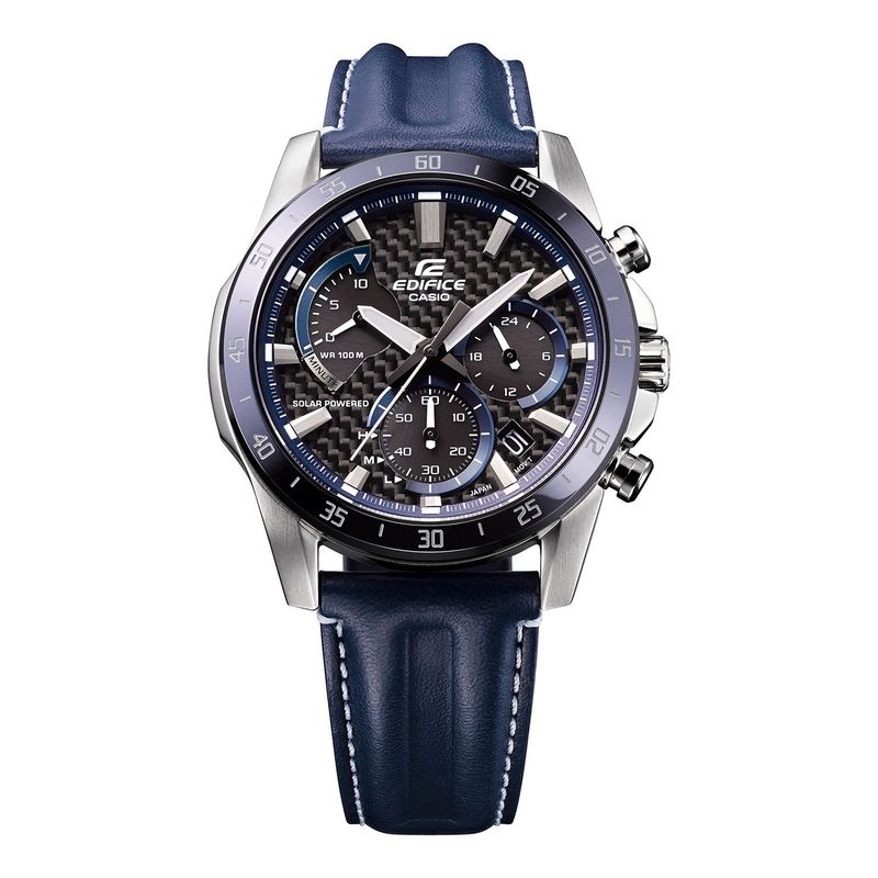 CASIO - Reloj Casio para Hombre Edifice . Reloj análogo Cuero Negro