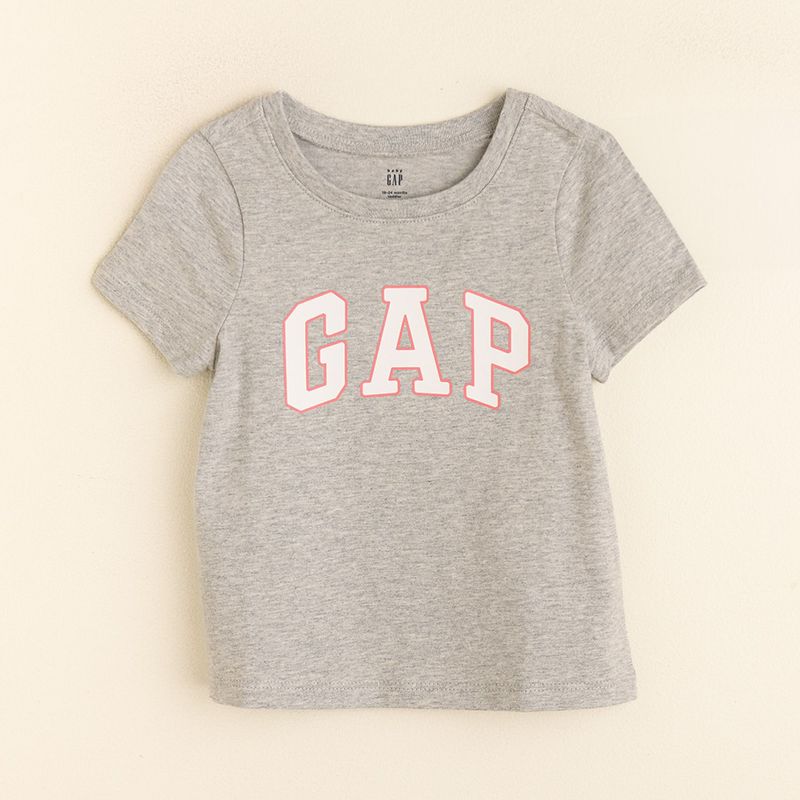GAP - Camiseta Niña con Logo Manga corta Algodón GAP