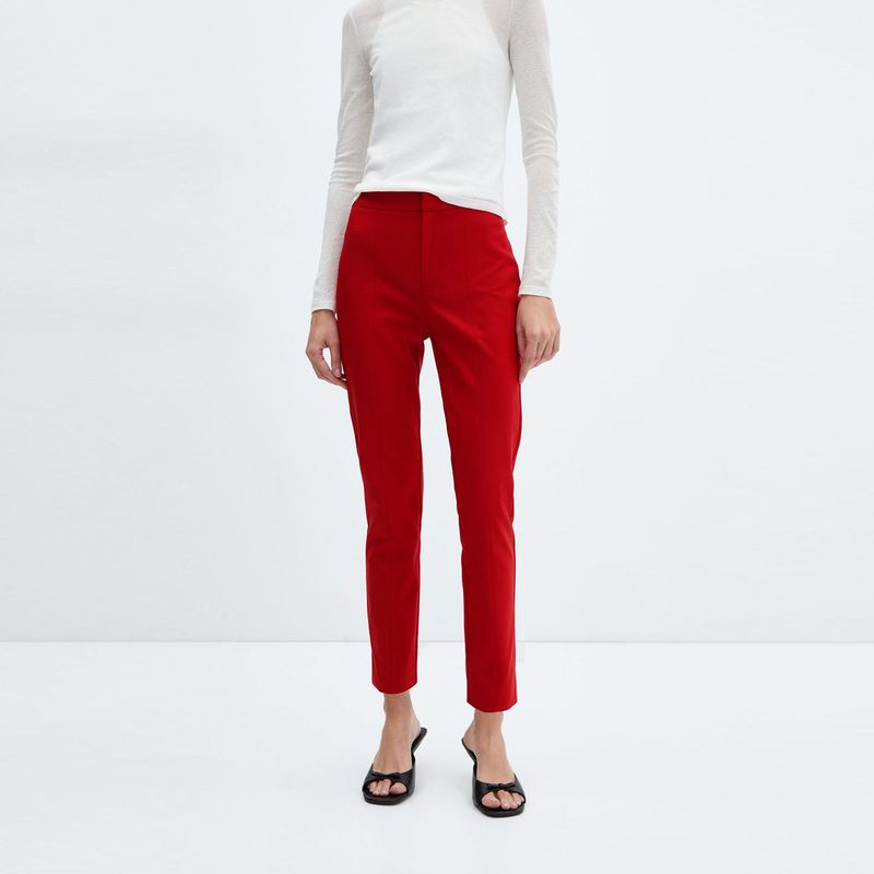 MANGO - Pantalón Skinny para Mujer Tiro alto MANGO