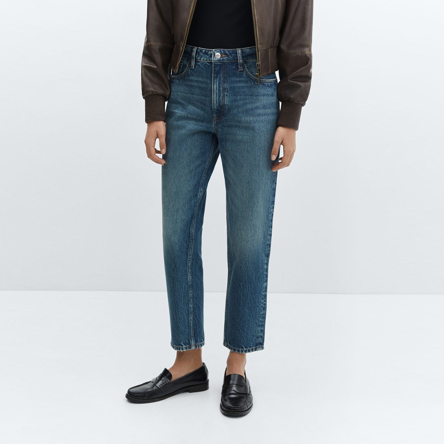 Jeans mom para mujer