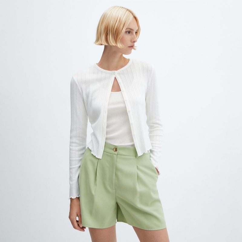 MANGO - Short para Mujer Tiro alto MANGO
