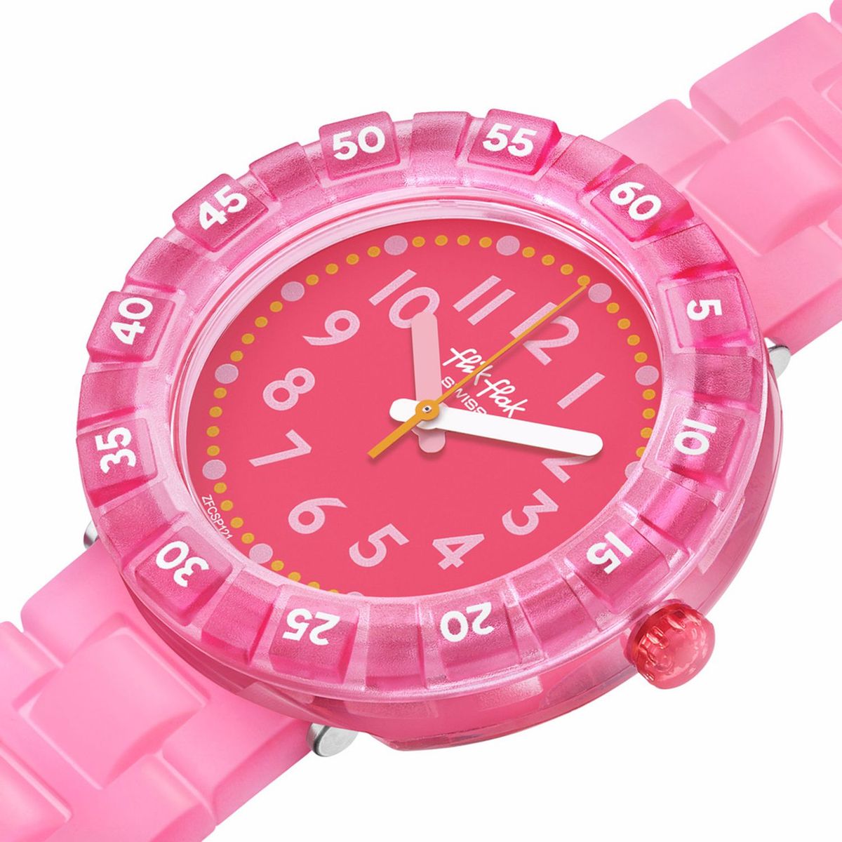 FLIK FLAK - Reloj Flik Flak para Niñas LEVEL PINK .  Reloj análogo Rosado Silicona