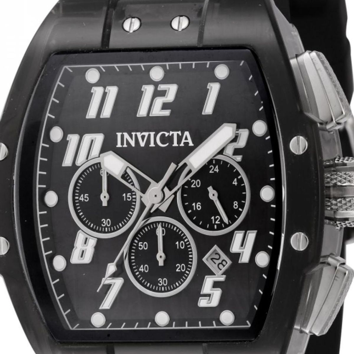 INVICTA - Reloj Invicta para Hombre S1 Rally . Reloj Análogo Negro Acero inoxidable