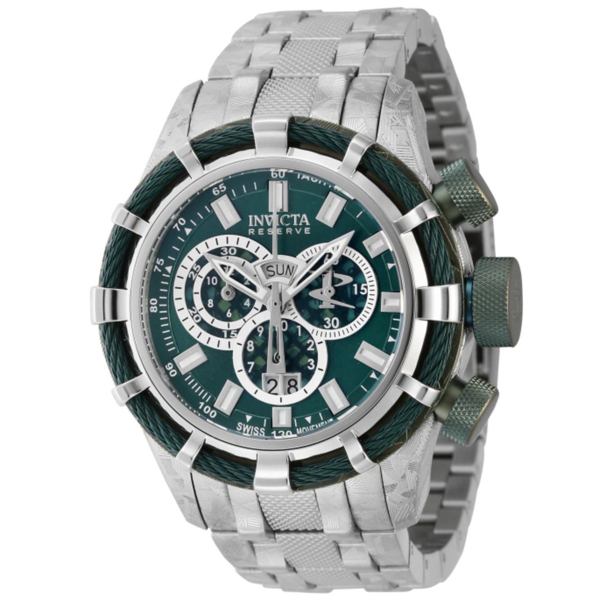 INVICTA - Reloj Invicta para Hombre Reserve . Reloj Análogo Plateado Acero inoxidable