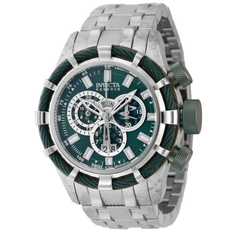 INVICTA - Reloj Invicta para Hombre Reserve . Reloj Análogo Plateado Acero inoxidable