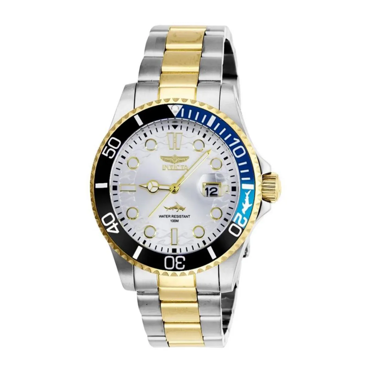 INVICTA - Reloj Invicta para Hombre Pro Diver . Reloj Análogo Plateado Acero inoxidable
