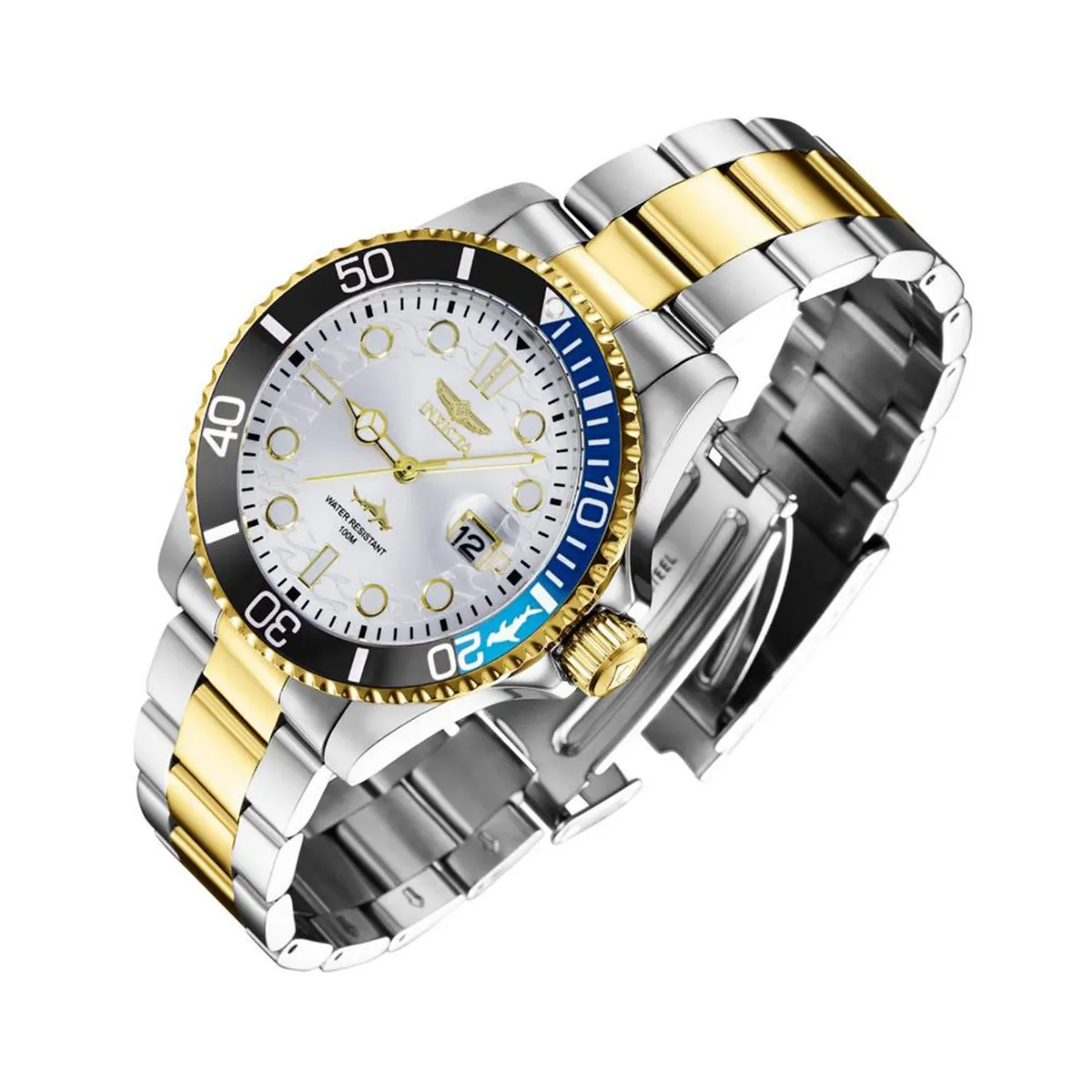 INVICTA - Reloj Invicta para Hombre Pro Diver . Reloj Análogo Plateado Acero inoxidable