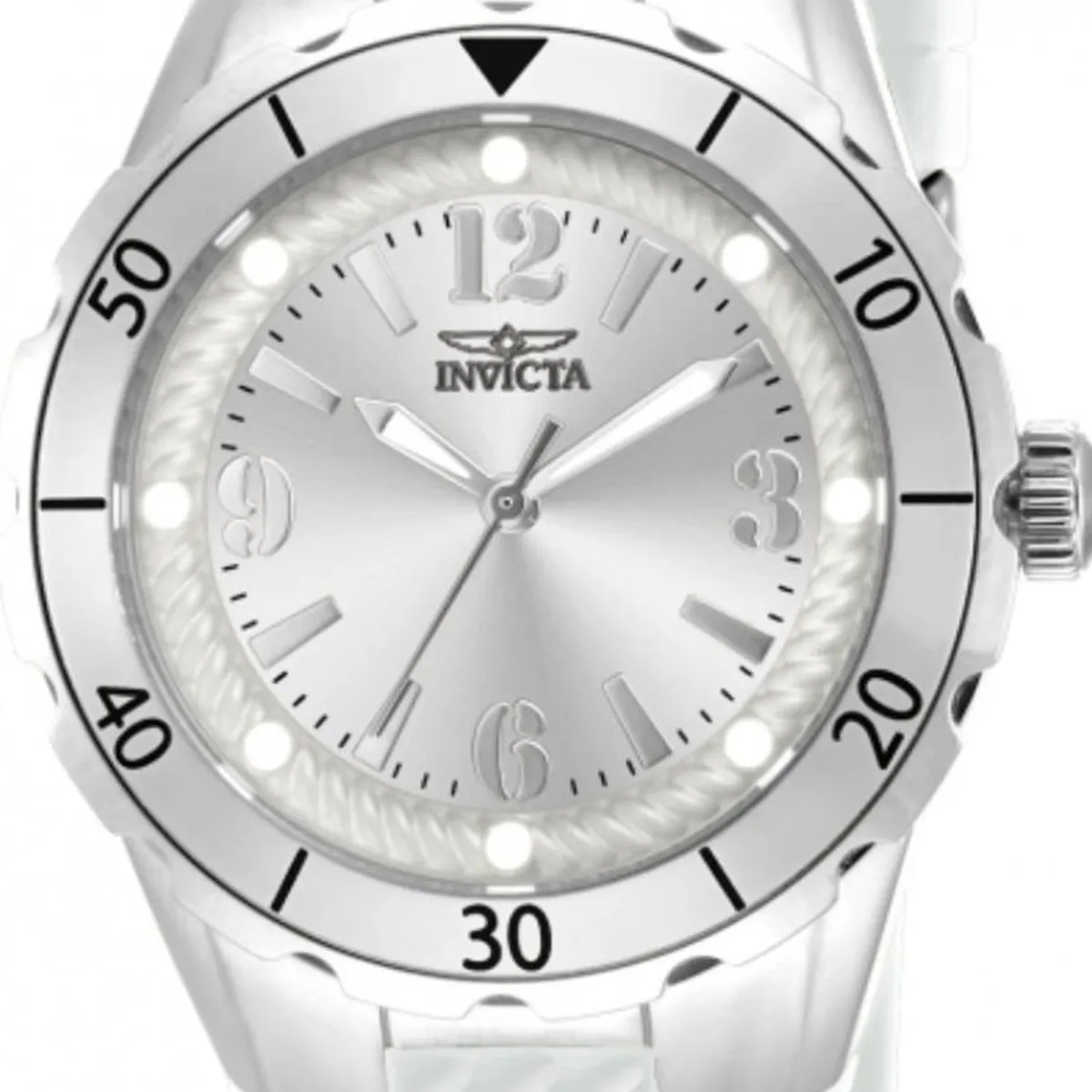 INVICTA - Reloj Invicta para Mujer Angel . Reloj Análogo Blanco  Acero inoxidable
