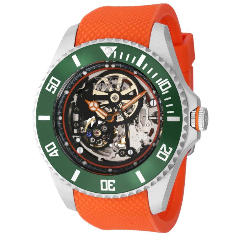 INVICTA - Reloj Invicta para Hombre Pro Diver . Reloj Análogo Naranja Acero inoxidable