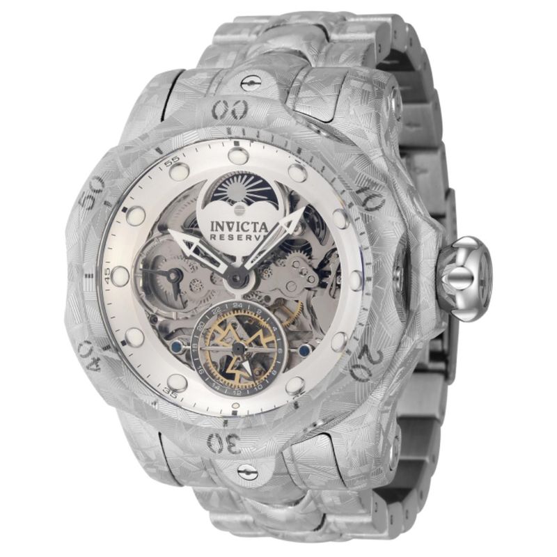 INVICTA - Reloj Invicta para Hombre Reserve . Reloj Análogo Plateado Acero inoxidable