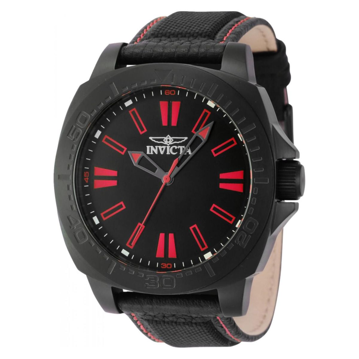 INVICTA - Reloj Invicta para Hombre Speedway . Reloj Análogo Negro Acero inoxidable