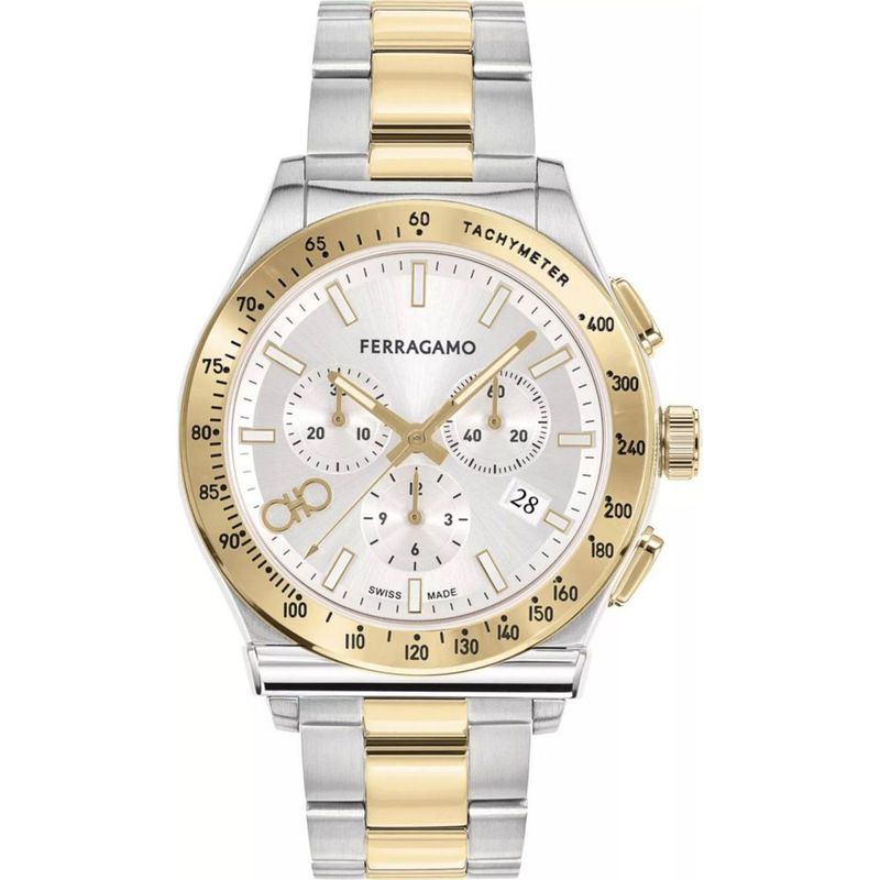 FERRAGAMO - Reloj Ferragamo para Hombre  . Reloj Análogo Plateado Acero inoxidable