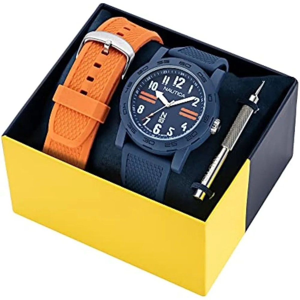 NAUTICA - Reloj Nautica para Hombre  . Reloj Análogo Azul Cerámica