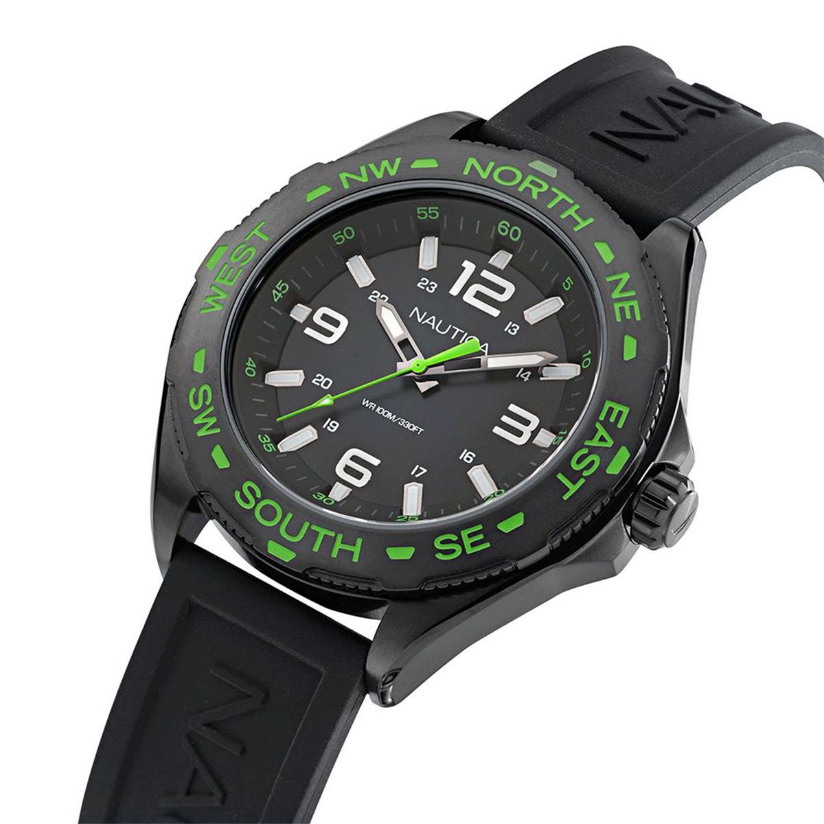 NAUTICA - Reloj Nautica para Hombre  . Reloj Análogo Negro Acero inoxidable