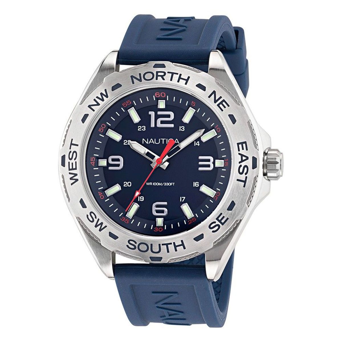 NAUTICA - Reloj Nautica para Hombre  . Reloj Análogo Azul Acero inoxidable
