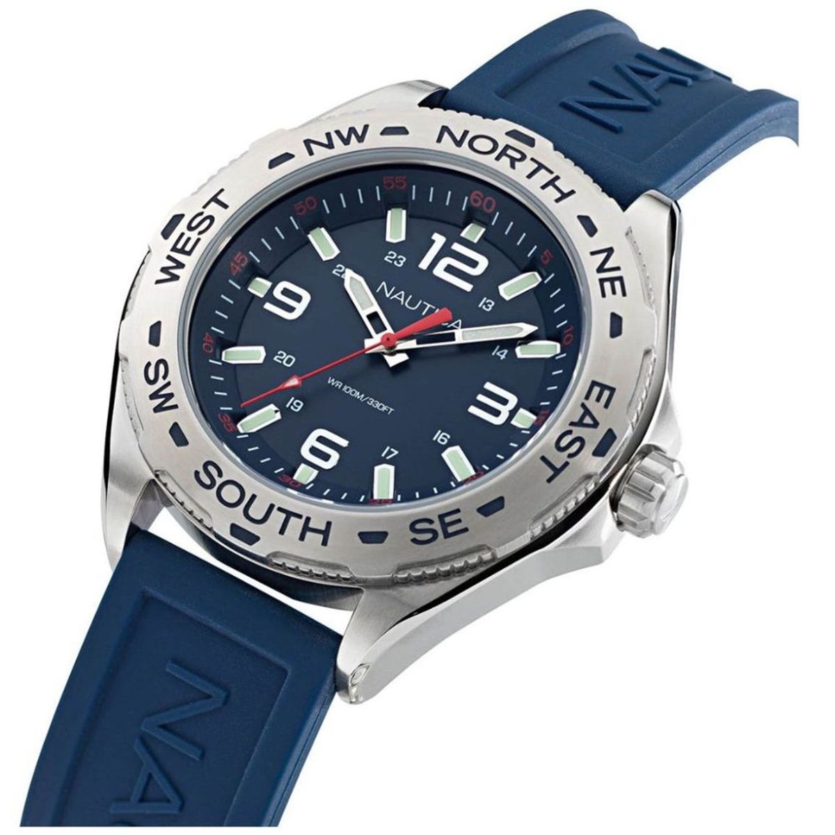 NAUTICA - Reloj Nautica para Hombre  . Reloj Análogo Azul Acero inoxidable