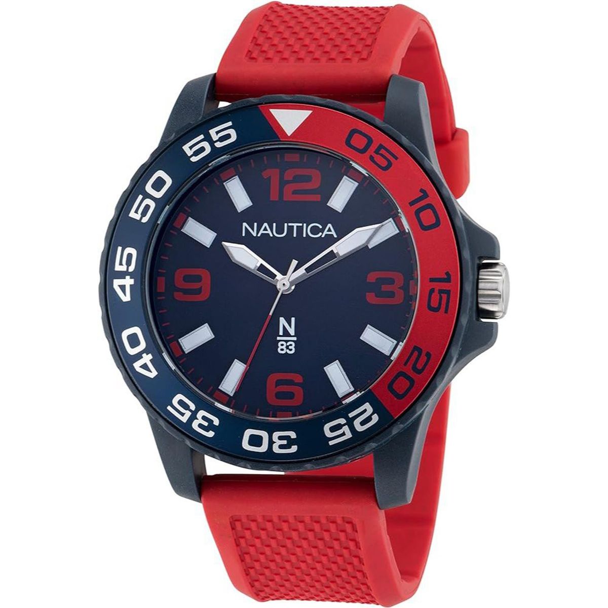 NAUTICA - Reloj Nautica para Hombre  . Reloj Análogo Rojo Plástico