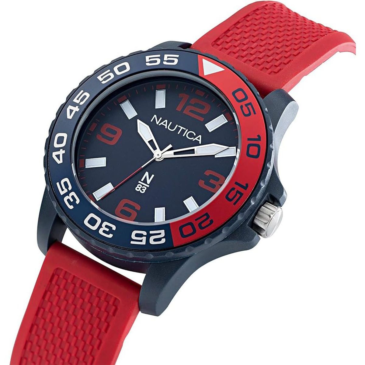 NAUTICA - Reloj Nautica para Hombre  . Reloj Análogo Rojo Plástico