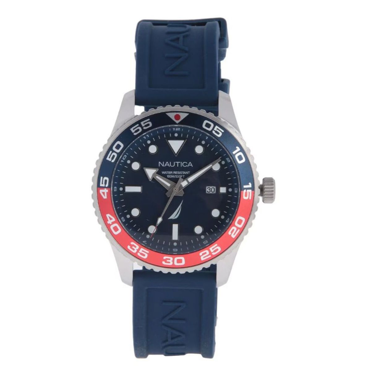 NAUTICA - Reloj Nautica para Hombre  . Reloj Análogo Azul Acero inoxidable