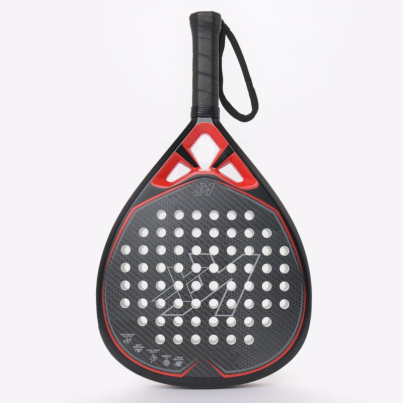 K6 - Raqueta de padel con fibra de carbono con nucleo de espuma flexible 69043 NE0 TU