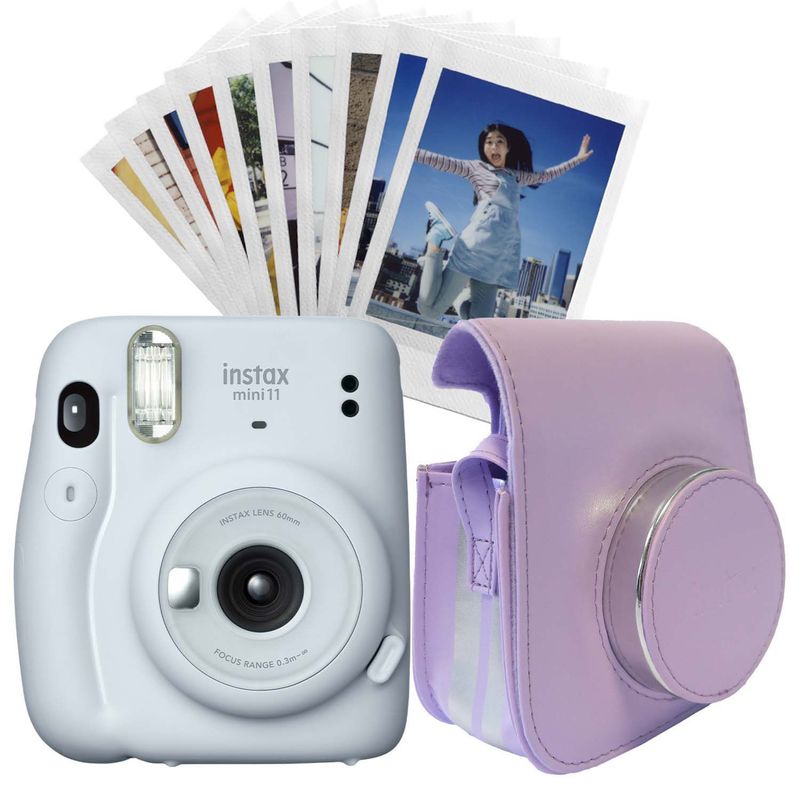 FUJIFILM - Cámara instantánea Fujifilm Instax Mini 11 | Incluye Estuche y Paquete de 10 fotos