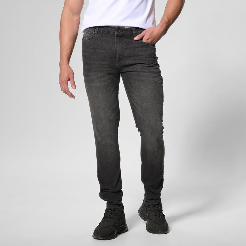 MOSSIMO - Jean 5 Bolsillos Hombre Super skinny de Algodón Mossimo