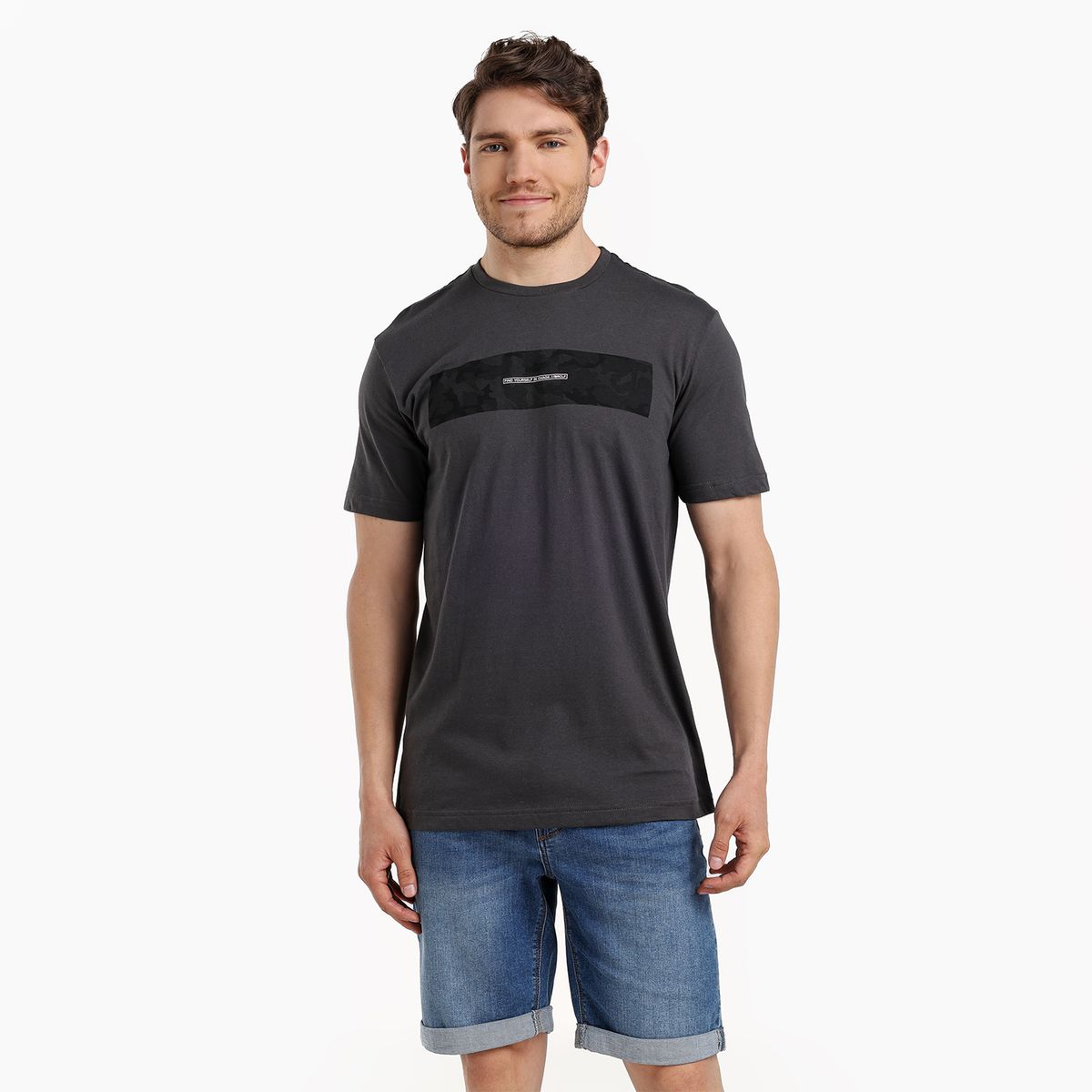 BEARCLIFF - Camiseta Hombre Manga corta de Algodón Bearcliff