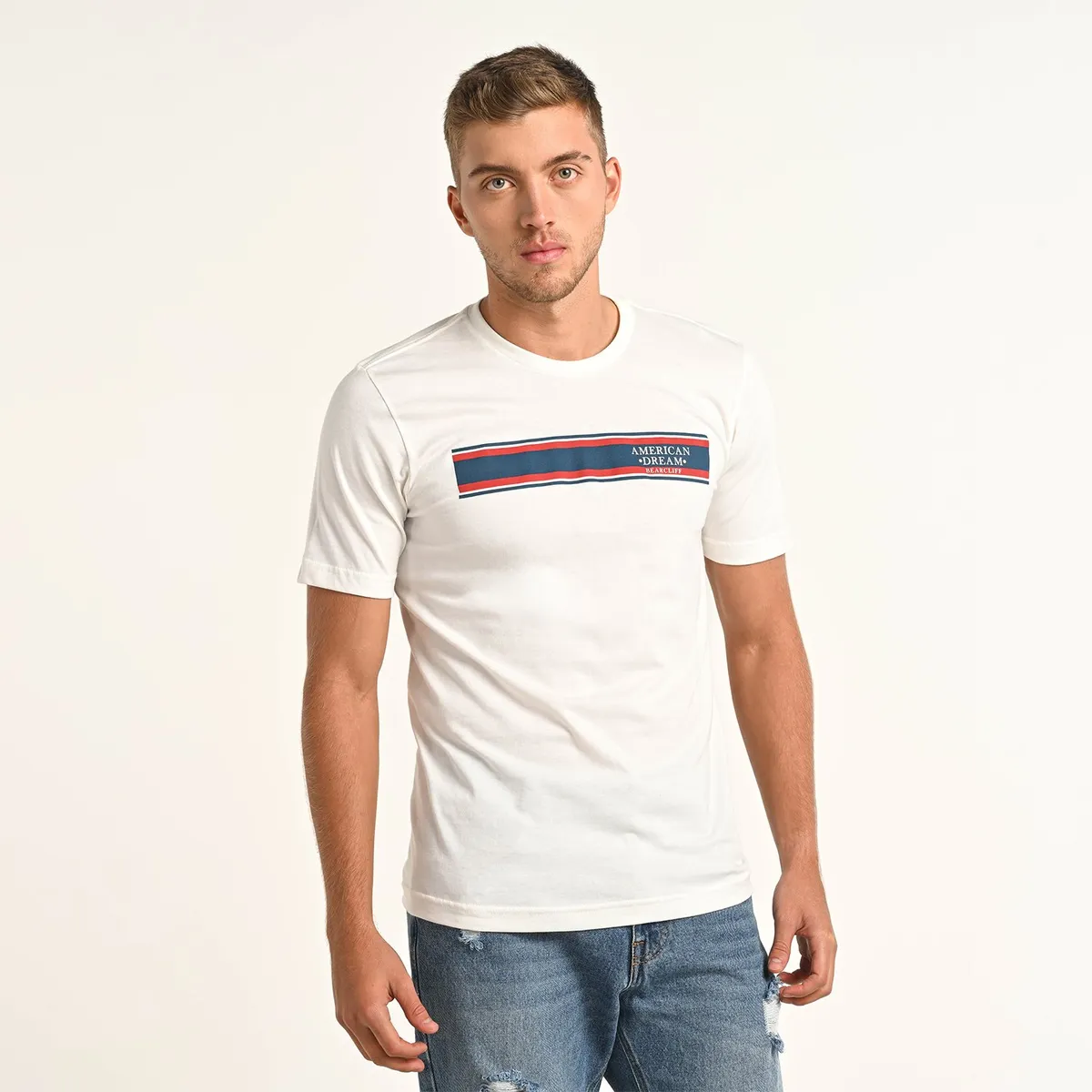 BEARCLIFF - Camiseta Hombre Manga corta de Algodón Bearcliff