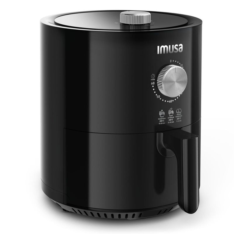 IMUSA - Freidora de aire Imusa Air Fry Ultra Mecanica Negro 4 Lt