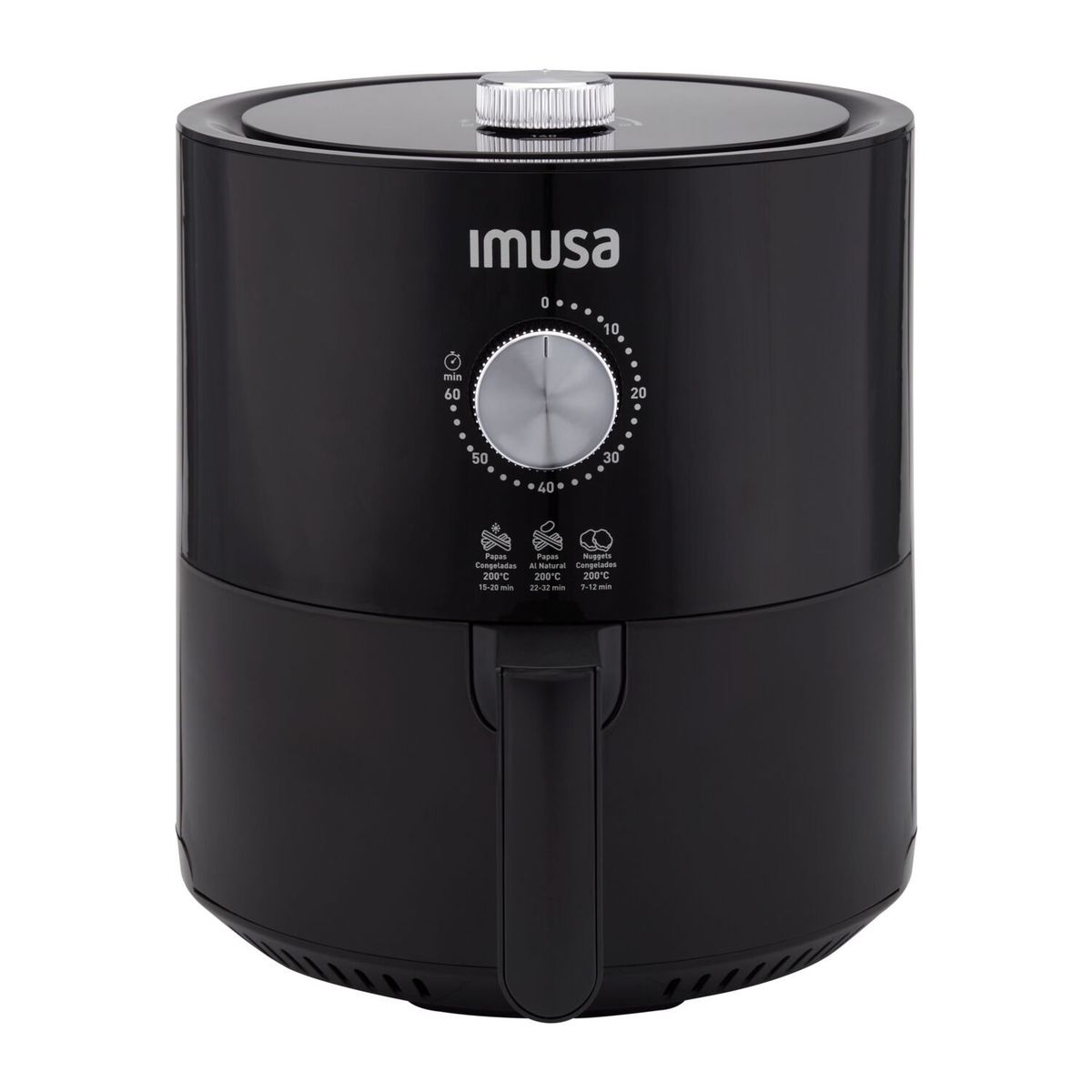 IMUSA - Freidora de aire Imusa Air Fry Ultra Mecanica Negro 4 Lt
