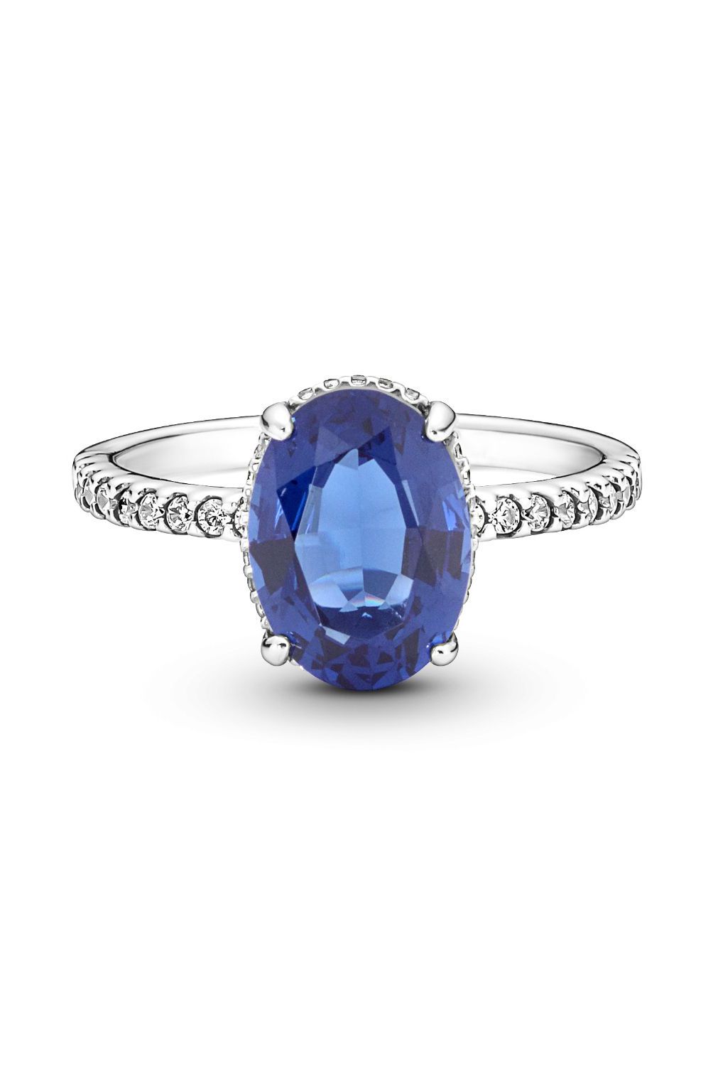 PANDORA - Anillo Pandora de Compromiso Brillante En Plata Esterlina