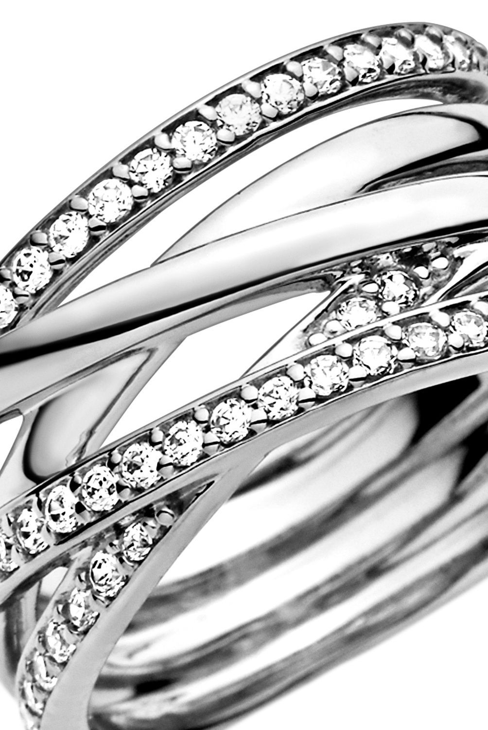 PANDORA - Anillo Pandora Entrelazado esterlin  En Plata Esterlina