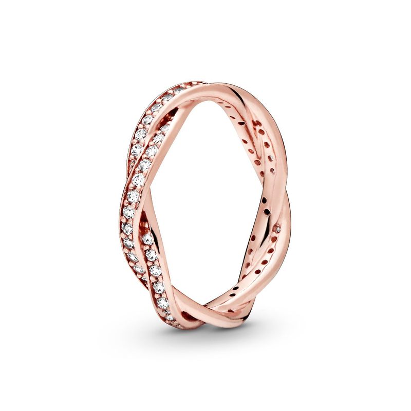PANDORA - Anillo Pandora giro del destino Recubrimiento en Oro Rosa