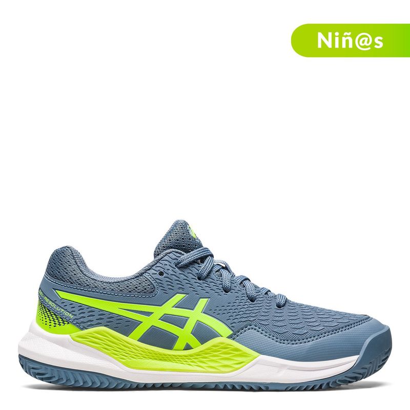 ASICS - Tenis Asics Gel Resolution 9 para Niño  | Zapatillas Asics Gel Resolution 9 para Niño